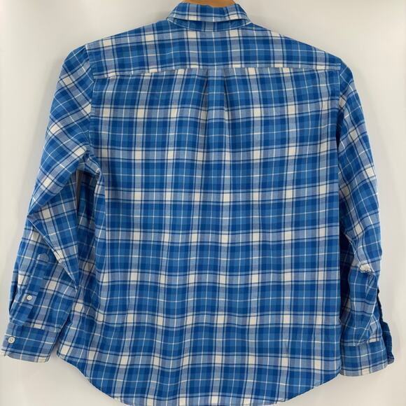 Vineyard Vines Performance XL Blue Plaid Long Sleeve Button Up L/S Flannel Shirt - Picture 6 of 6